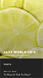 Mobile Screenshot of jazzworldcds.com